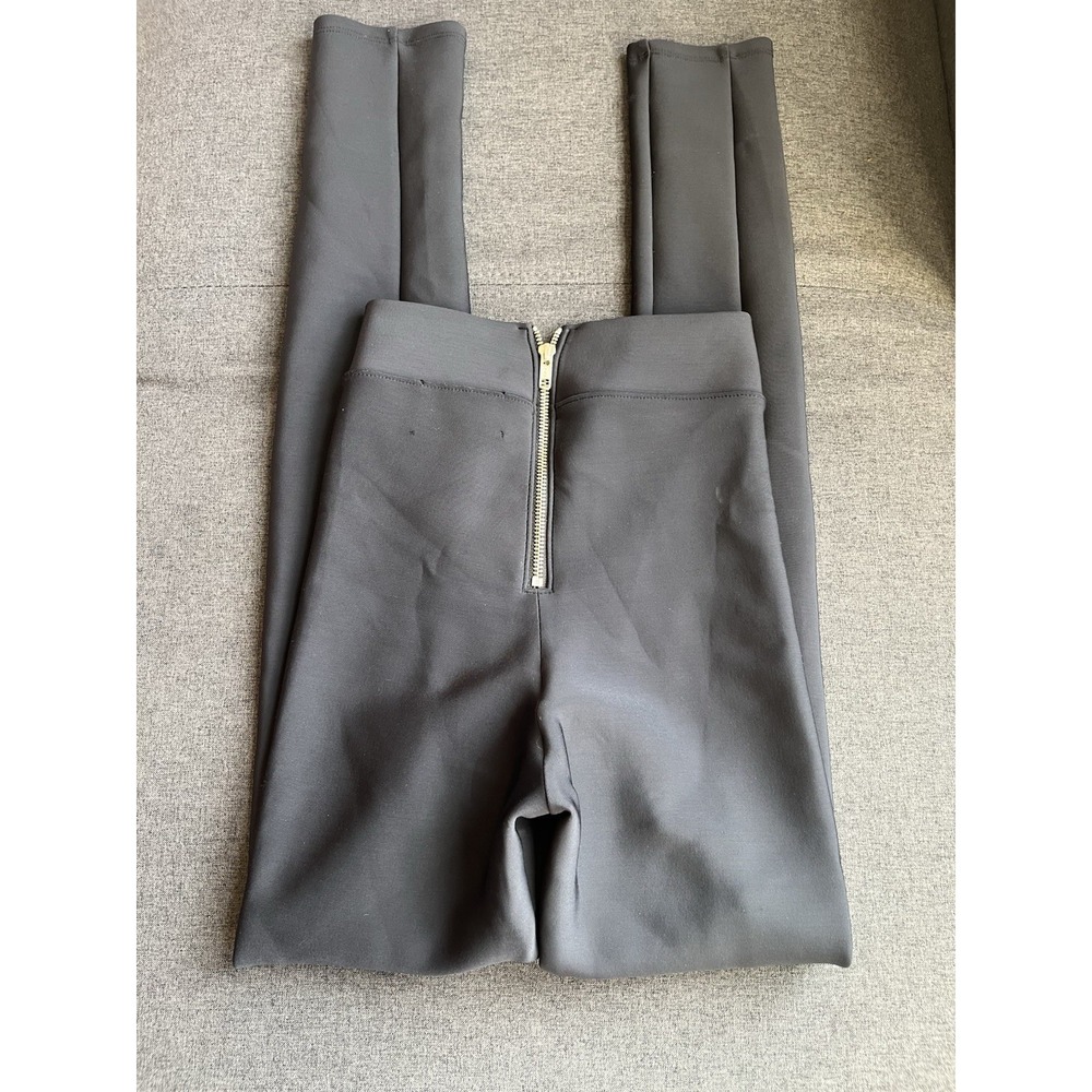 Reformation Black High Rise Skinny Pants Stretch Back Zip Pintuck Small - Picture 4 of 6